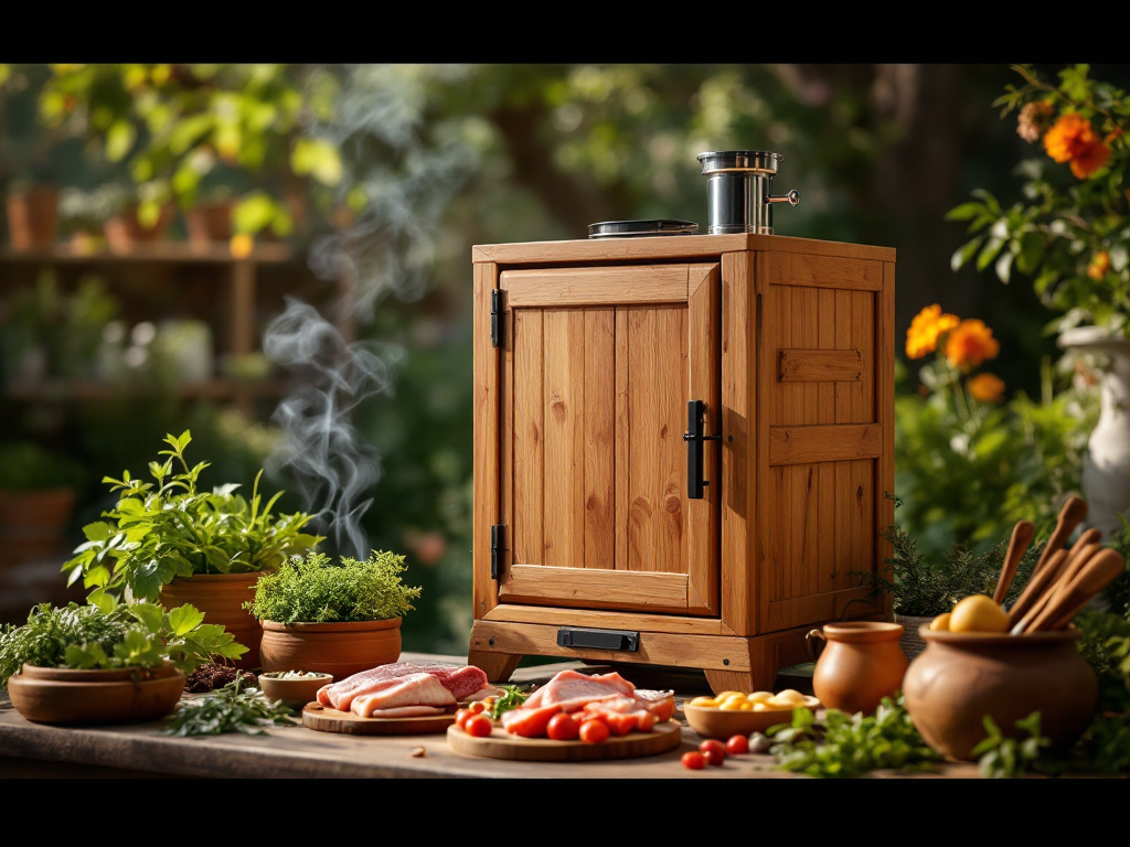 hideg füstölő szekrény